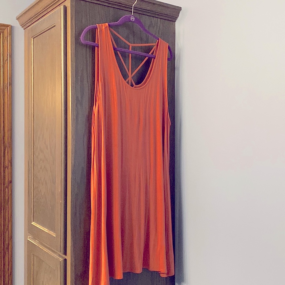3X sleeveless dress